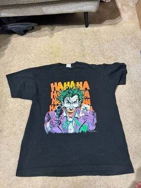 Vintage 1989 DC Comics The Joker T-Shirt XL
